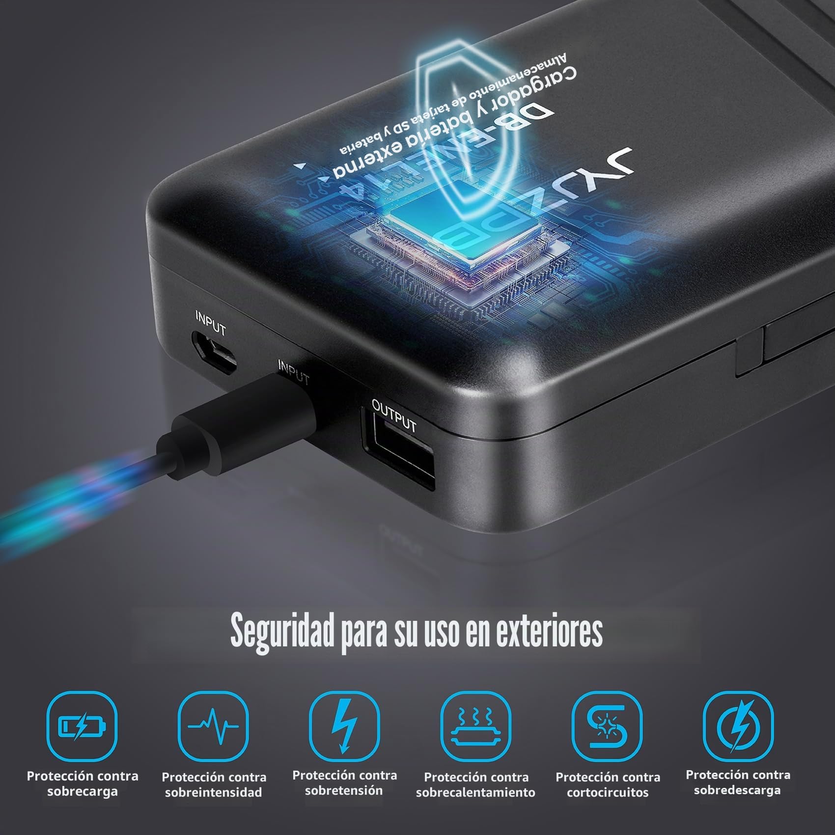 JYJZPB EN-EL14 EN-EL14A Batería para Nikon D3200 D3500 D5100 D3100 D3400 D3300 D5600 Estuche Cargador rápido USB con Doble Canal para Nikon D5200 D5300 D5500 Coolpix P7000 P7100 P7700 Cámara