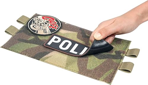 Miniatura 8 de Plataforma de cartel de montaje de adaptador táctico MOLLE a bucle, accesorios tácticos portátiles y desmontables, mochila rígida de panel frontal