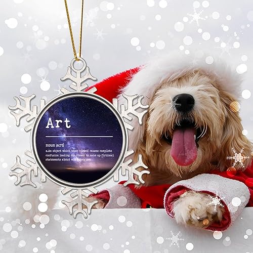 Miniatura 10 de Y'all Xmas Tree Ornament - Christmas Snowflake Ornament - Y'all Definition Christmas Metal Snowflake Ornaments Y'all Definition Dictionary Word