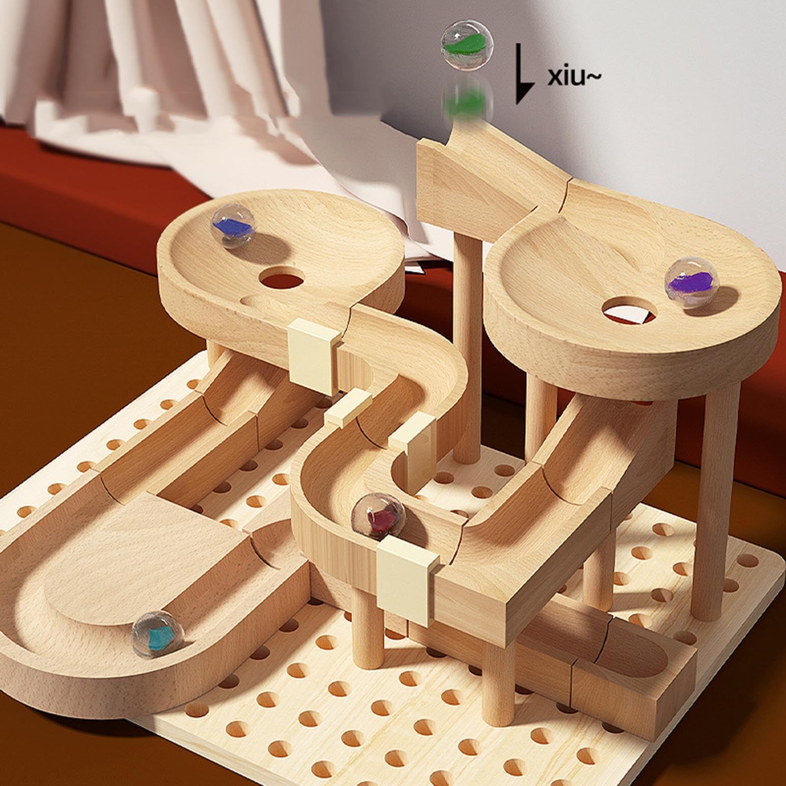 Circuito a - Rompicapo, Kit Montagne Russe | Giocattoli | Costruzione , Puzzle 3D Set di STEM per, Regalo di Capodanno, Attività Educativa, Interattivo