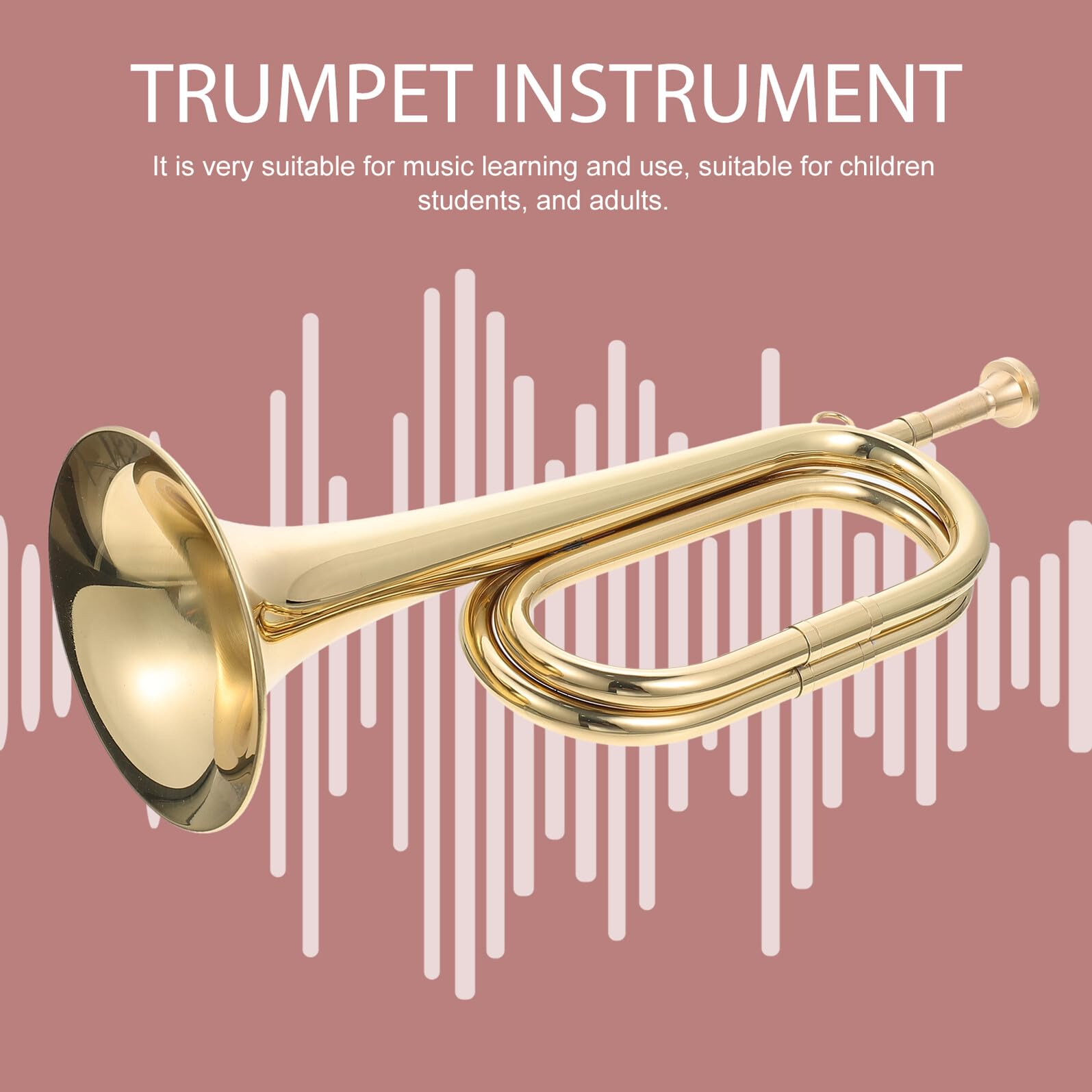 Abaodam Tromba in Rame Tromba Simpatica per Principianti in Rame Strumento Fiato per Banda Scolastica e Orchestra Militare