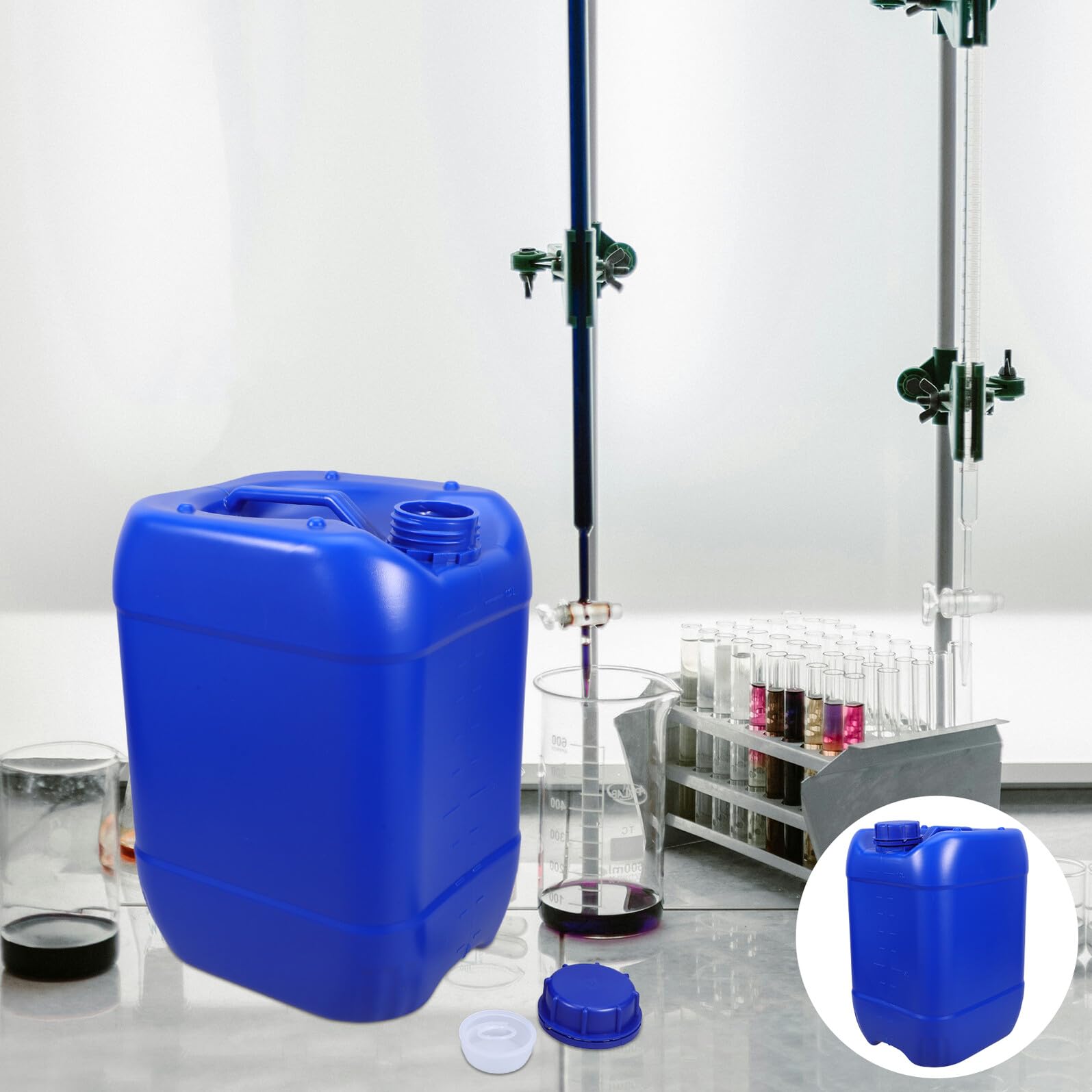 Wasserbehälter aus Kunststoff mit Deckel Stapelbar für Camping und Outdoor-aktivitäten als Milchkanne Flüssigkeitsbehälter oder Vorratsflasche