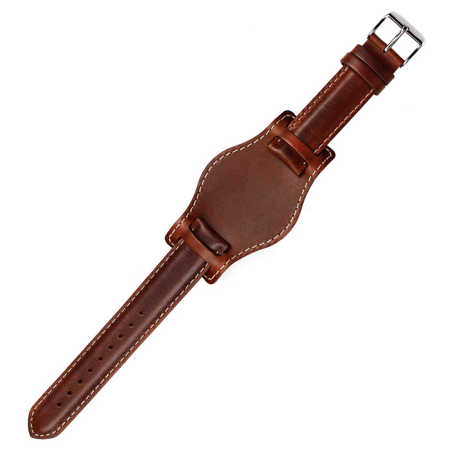 HDT Design Bund - Tabacco with White Stitching [22mm]