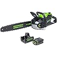 Greenworks CS80L04 80V 20-inch Brushless Cordless Chainsaw
