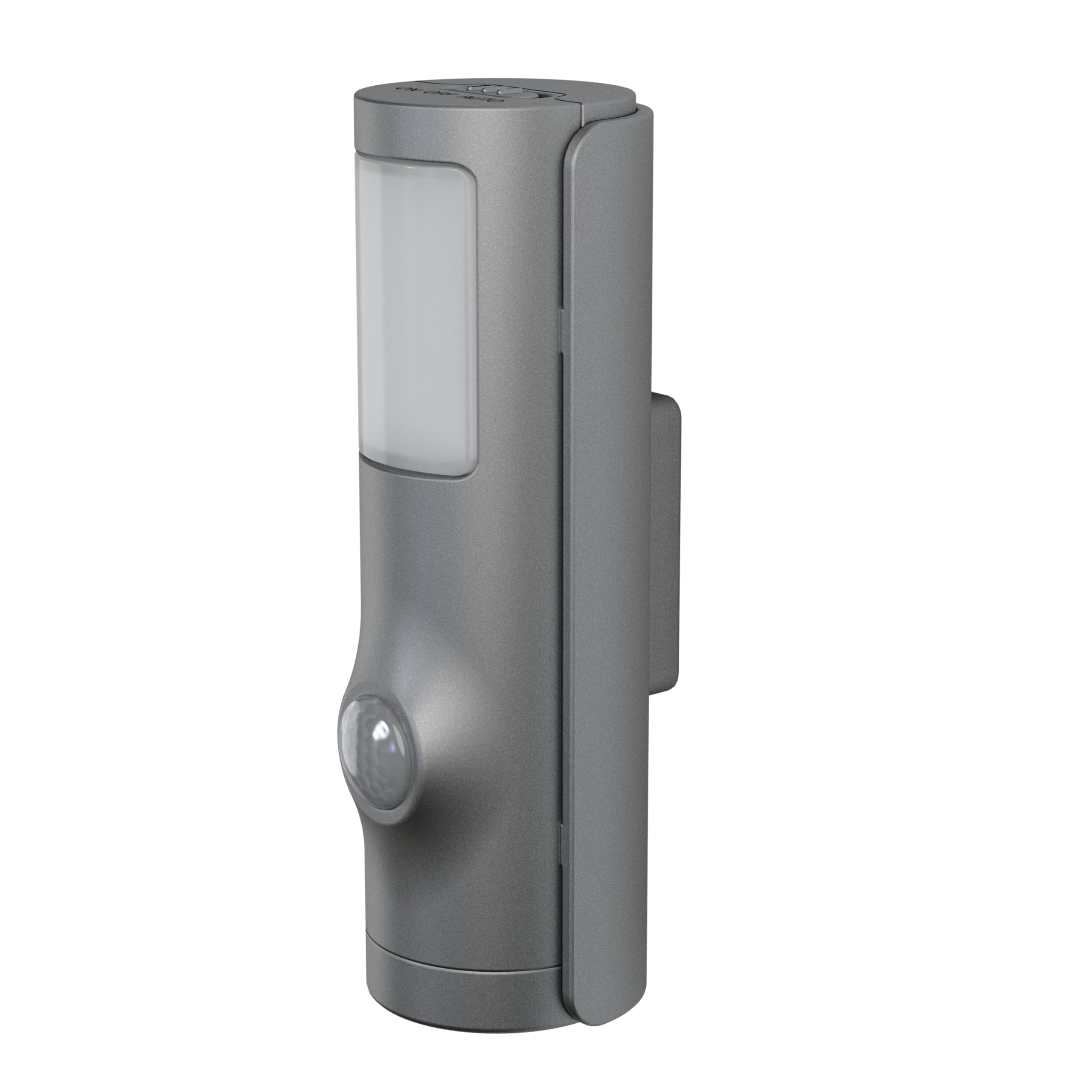 Osram Silver Led Night Light, 2-In-1 Torch Function, Light Sensor, Motion Sensor, Battery Operated, Ip54 Splashproof