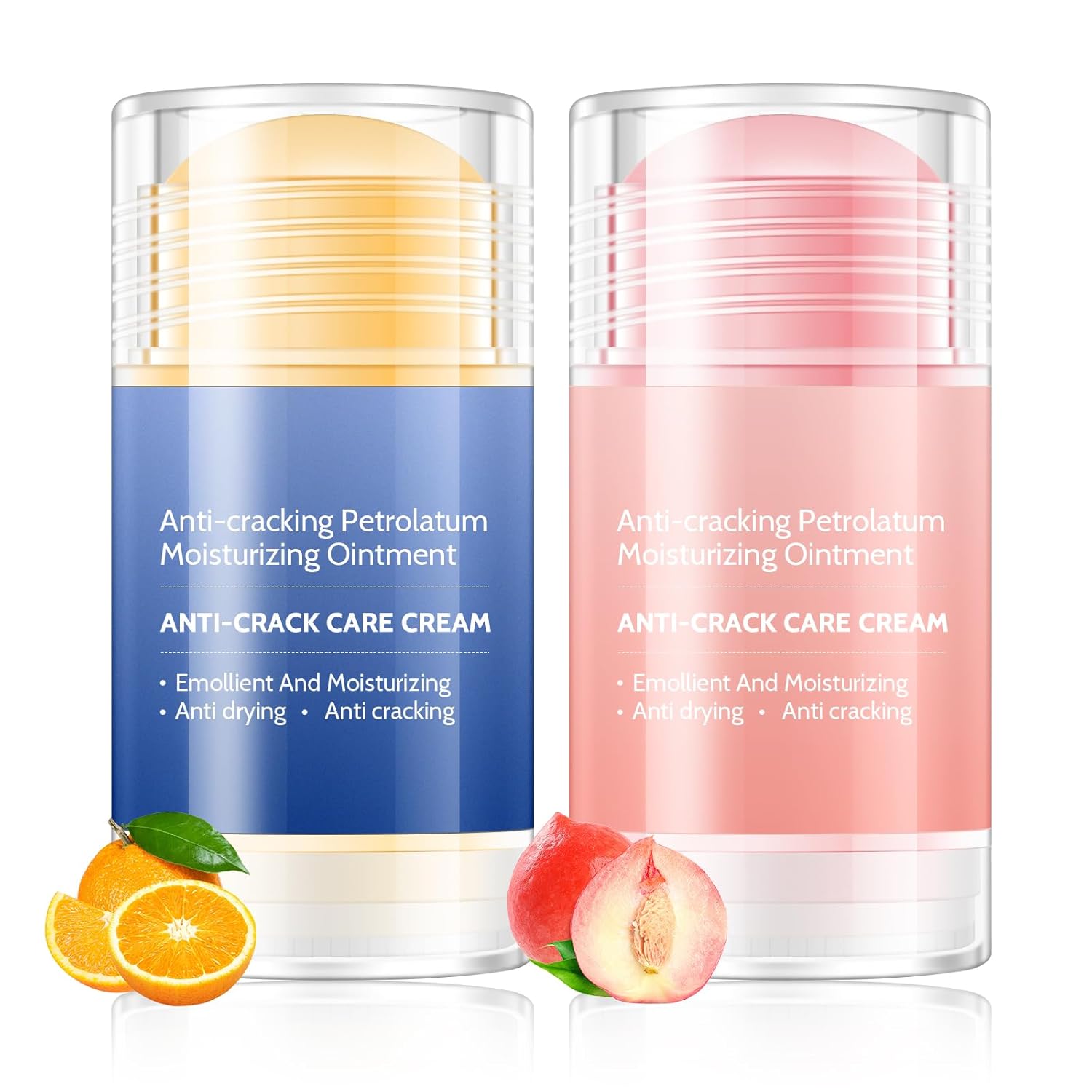 2Pcs Crack Feet Prevention Stick, Moisturizing and Hydrating Foot and Hand Balm, Remove Dead Skin Softening and Nourishing Anti-Cracking Foot Cream for Feet Elbows Knees