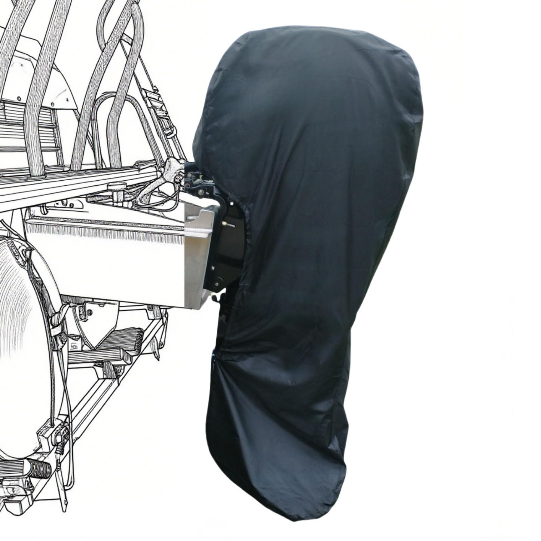 SeaSierra Boat Marine Outboard Motor Cover