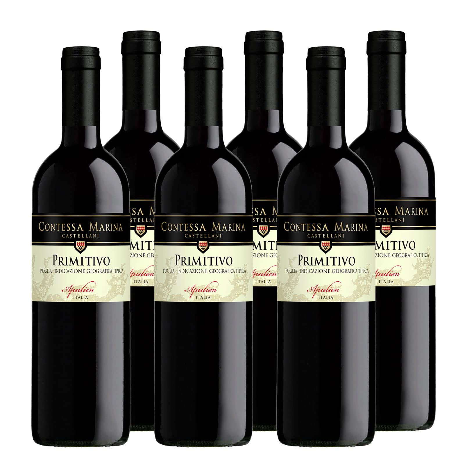 Castellani Primitivo Puglia IGT Contessa Marina (6 x 0.75 l)