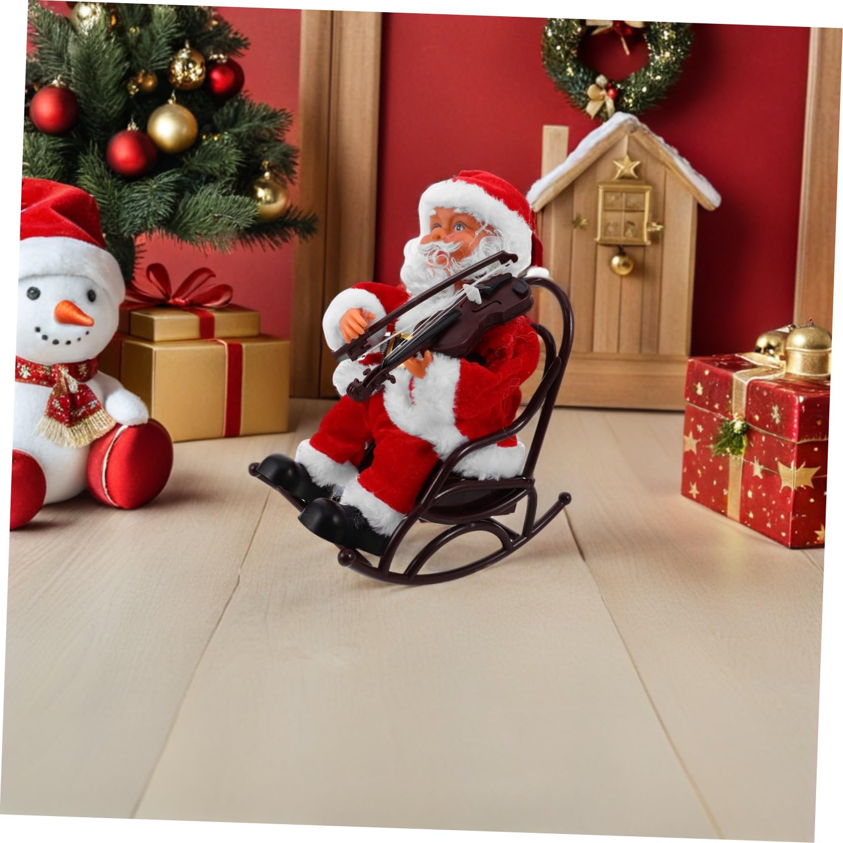 ORFOFE Recuerdos De Fiesta De Navidad Juguetes Eléctricos Creativos Precioso Juguete Navideño De Papá Noel