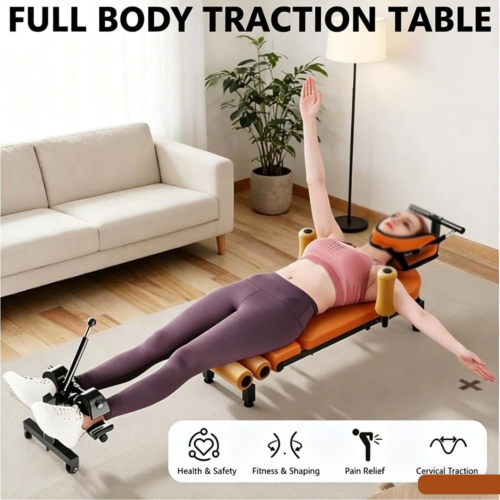 Heimfitness Rückenstrecker，rückenstrecker Bank，Höhenverstellbar，streckbank wirbelsäule für Zuhause, Fitnessstudio und Menschen mit sitzender Tätigkeit