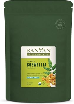 Banyan Botanicals Boswellia Powder Organic Frankincense Resin Boswellia Serrata Traditional Ayurvedic Joint Health Supplement* 1 lb. Non-GMO Sustainably Sourced Vegan