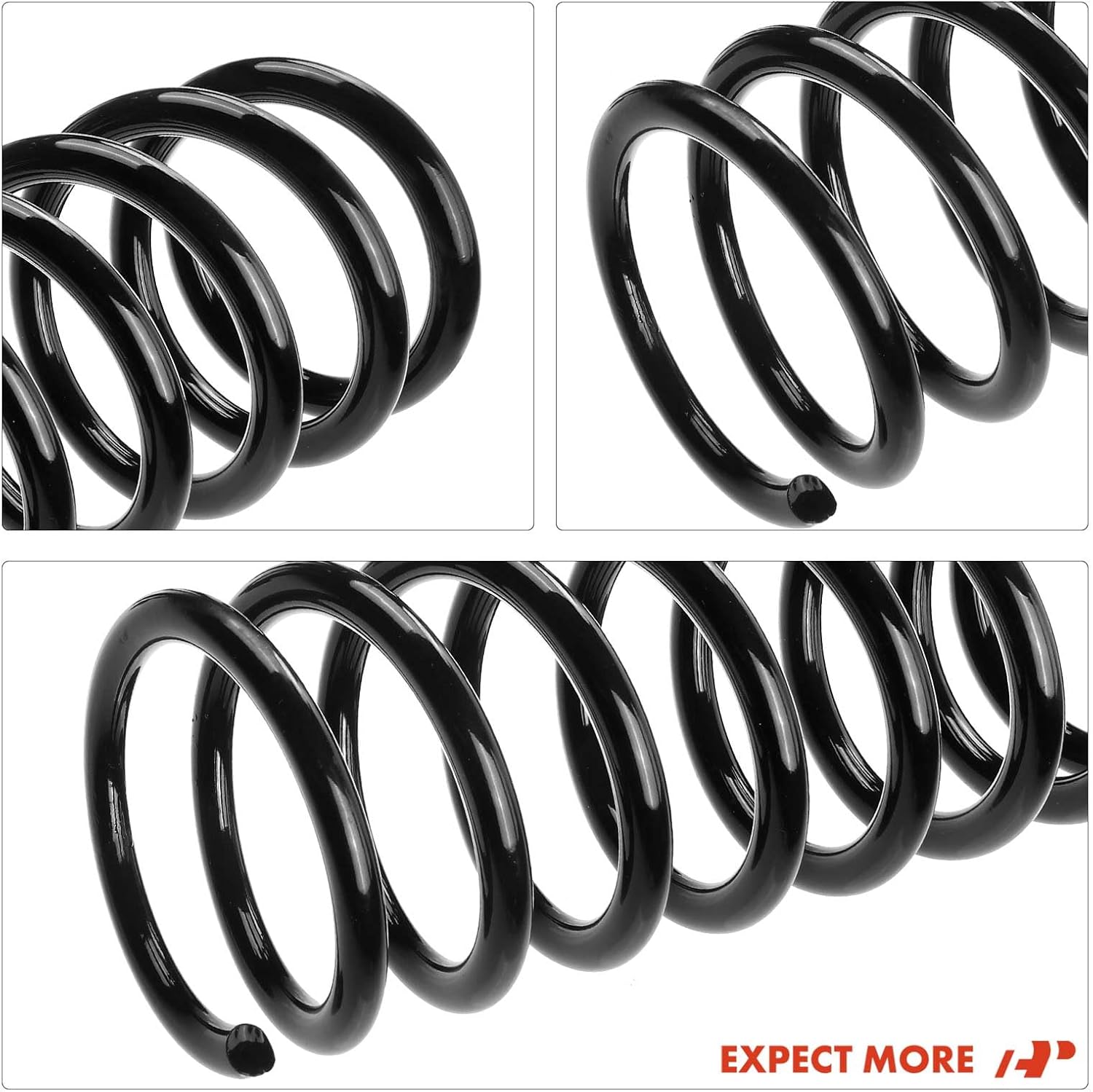 A-Premium 2Pcs Rear Suspension Coil Spring Set Compatible with Mazda 6 2009 2010 2011 2012 2013, Driver and Passenger Side, Replace# GS3L28011