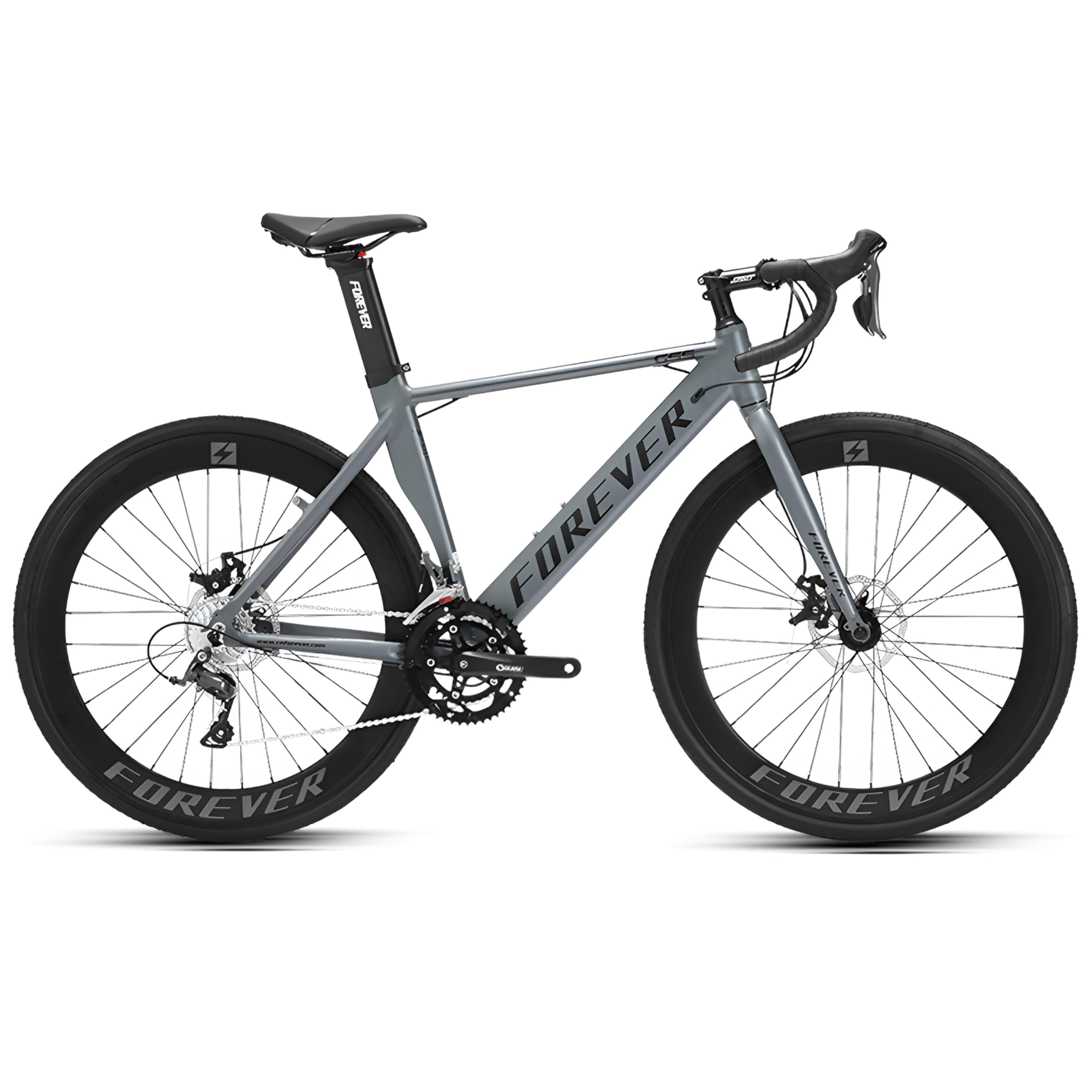 Amazon | 16段変速 自転車 ロードバイク 700Cx28C ハイナイフサークル 