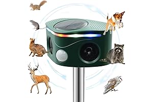 Ultrasonic Solar Animal Repeller for Yard and Garden