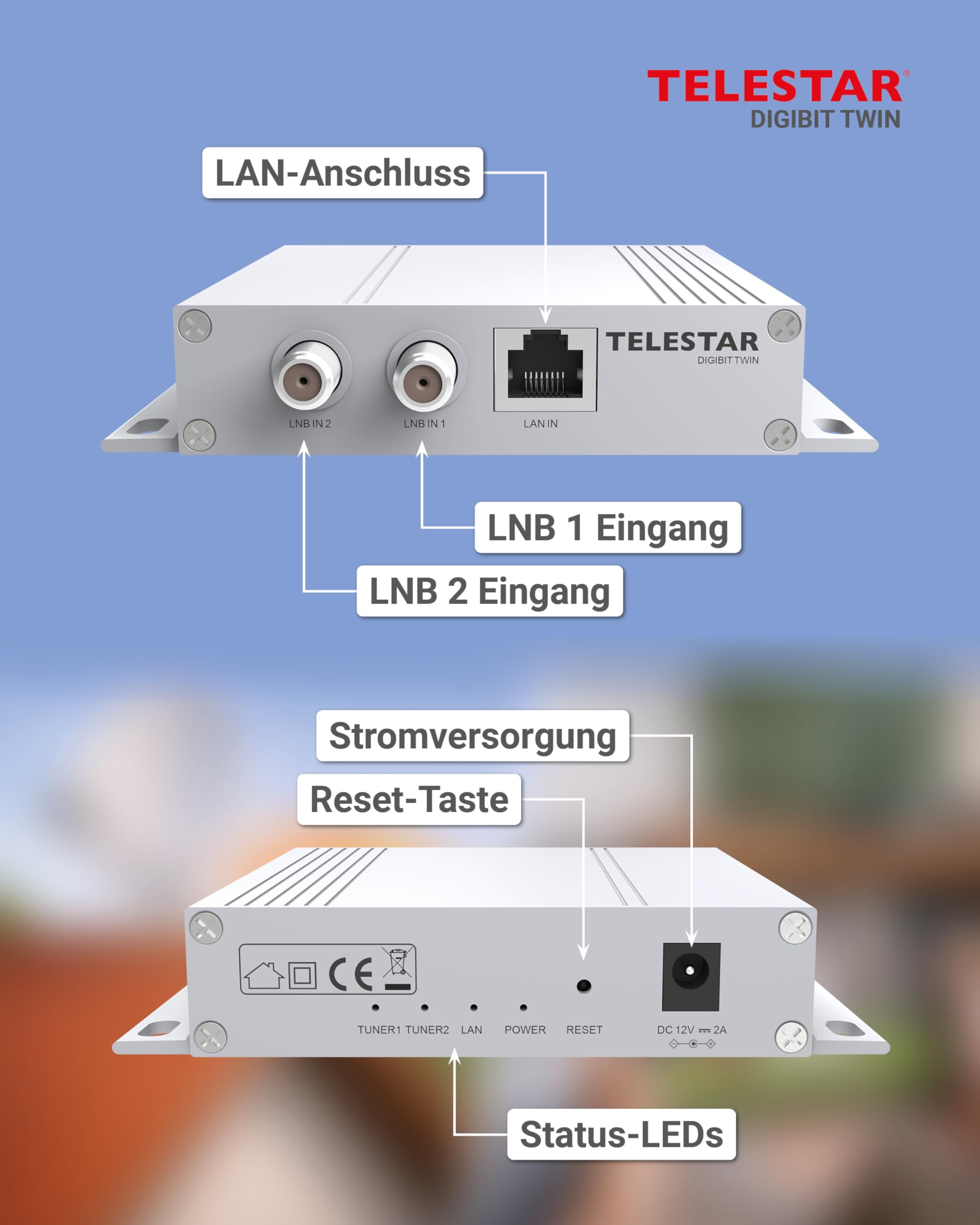 Telestar DIGIBIT Twin – SAT>IP Router (2 Teilnehmer – Bild 5