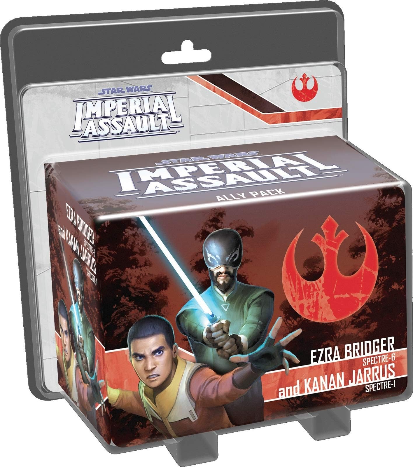 Star Wars Imperial Assault Board Game Ezra Bridger and Kanan Jarrus Ally Pack - Epic Sci-Fi Strategy Game for Kids and Adults, Ages 14+, 1-5 Players, 1-2 Hour Playtime, Made by Fantasy Flight Games