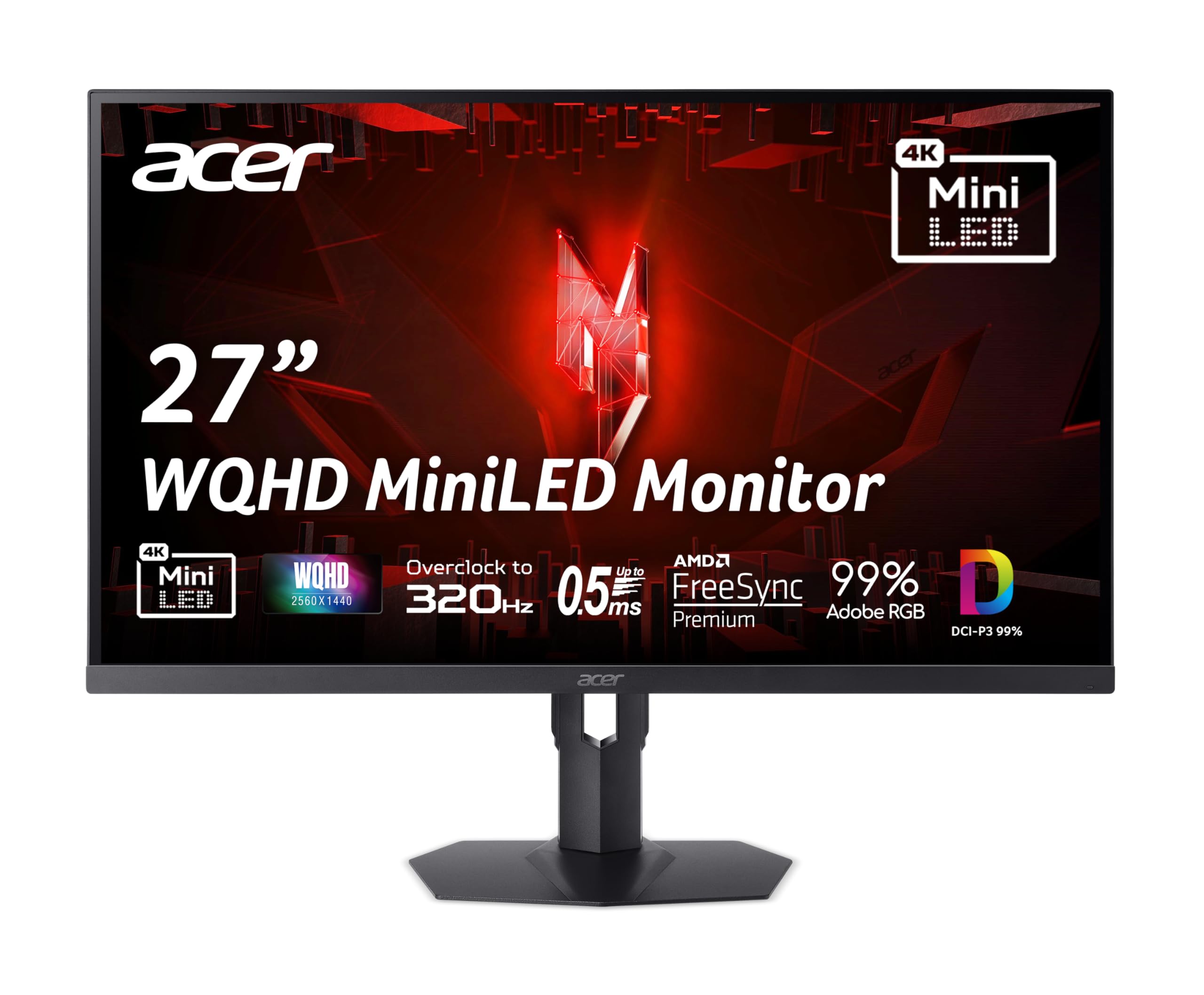 

                                                    acer Nitro 27” WQHD 2560 x 1440 Gaming IPS MiniLED