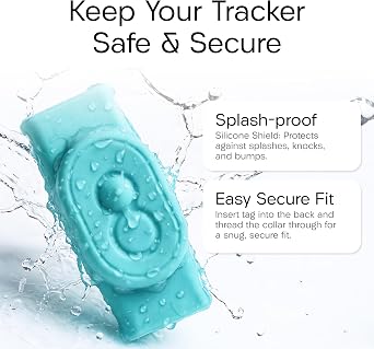 Tabcase v2 Protective Case 2 Pack for Loc8tor TabCat Pet Collar Locator v2 Turquoise
