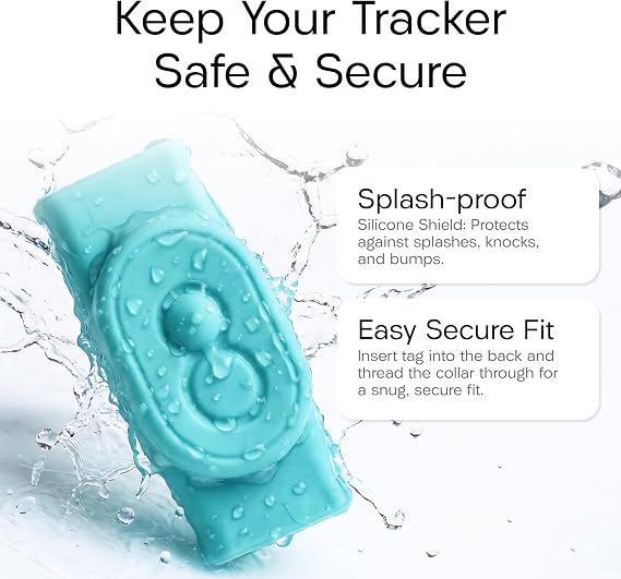 Tabcase v2 Protective Case 2 Pack for Loc8tor TabCat Pet Collar Locator v2 Turquoise