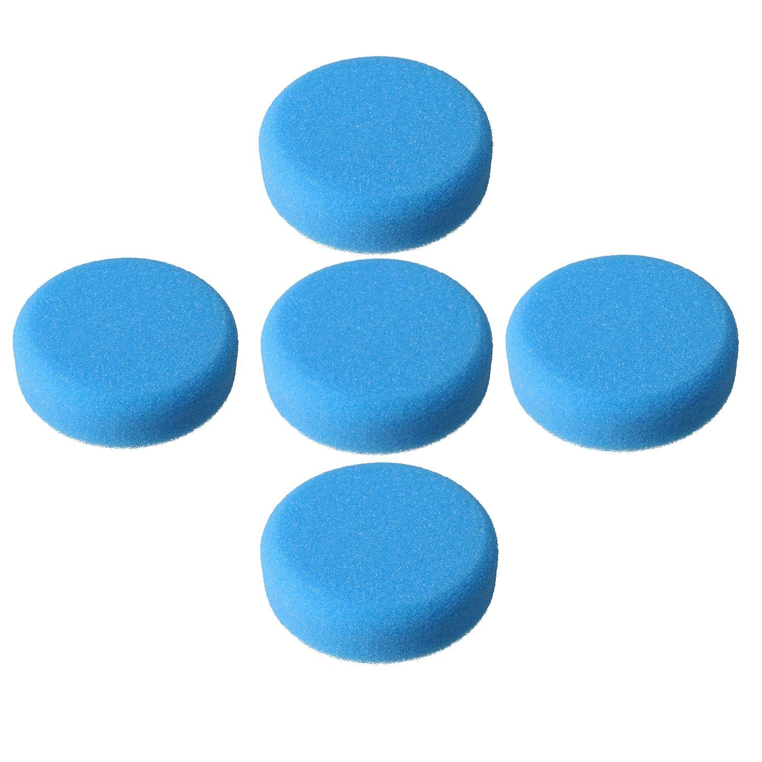 AB Tools 75mm Medium Polishing Sponge Mop for Hook and Loop Sanders Polishers 5pc