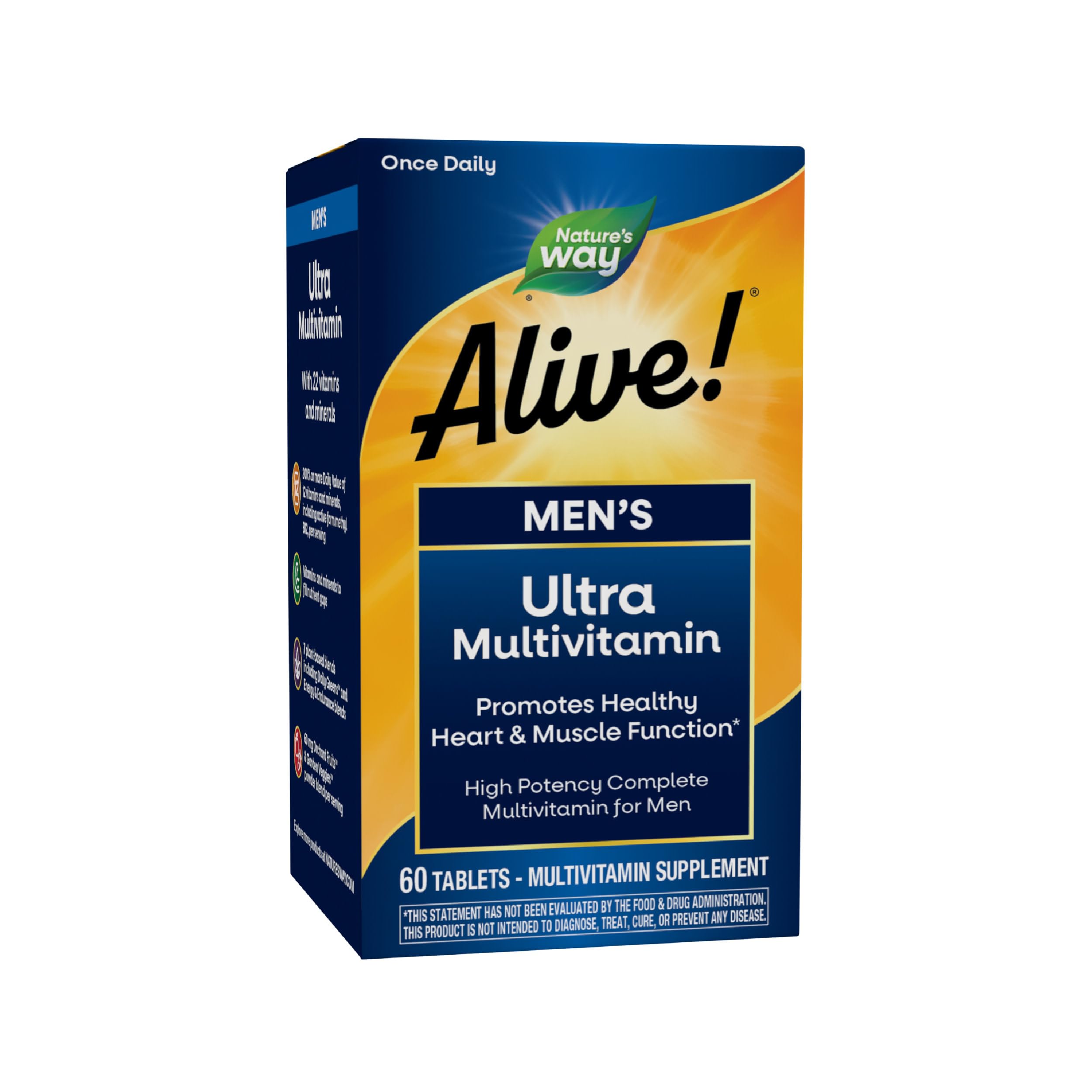 Nature's WayAlive. Once Daily, Multi-Vitamin, 60 Tablets