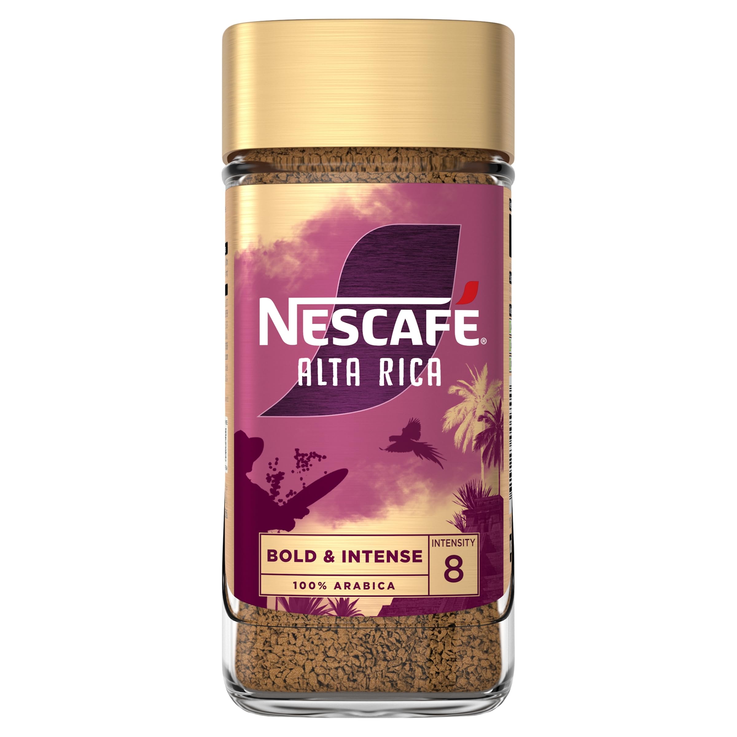 NESCAFÉ Alta Rica Gold Blend Instant Coffee, Dark Roasted Premium Instant 100 Percent Arabica Coffee, 190g (Pack of 1) - 1
