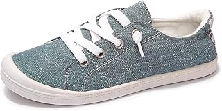 Women's Slip On Canvas Sneaker Low Top Casual Walking Shoes Classic Comfort Flat Fashion Sneakers