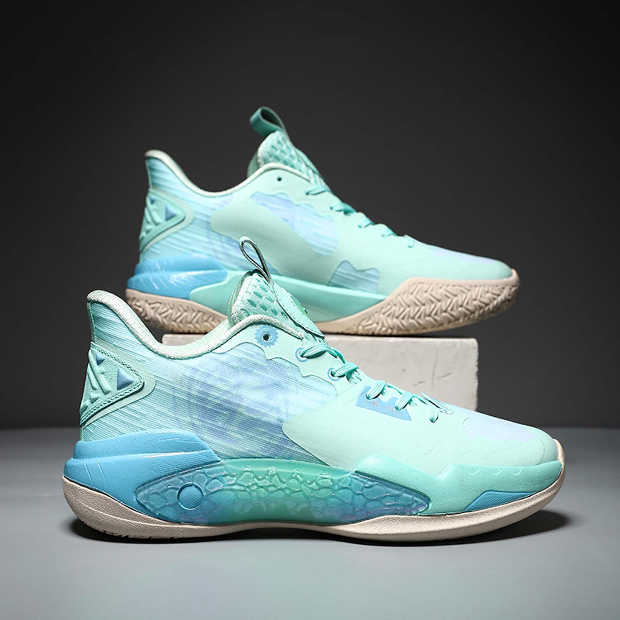 Zapatillas de Baloncesto Acolchadas de Alto Rendimiento for Hombre, Parte Superior Transpirable y Duradera, Soporte Ligero, Zapatillas Deportivas Elegantes