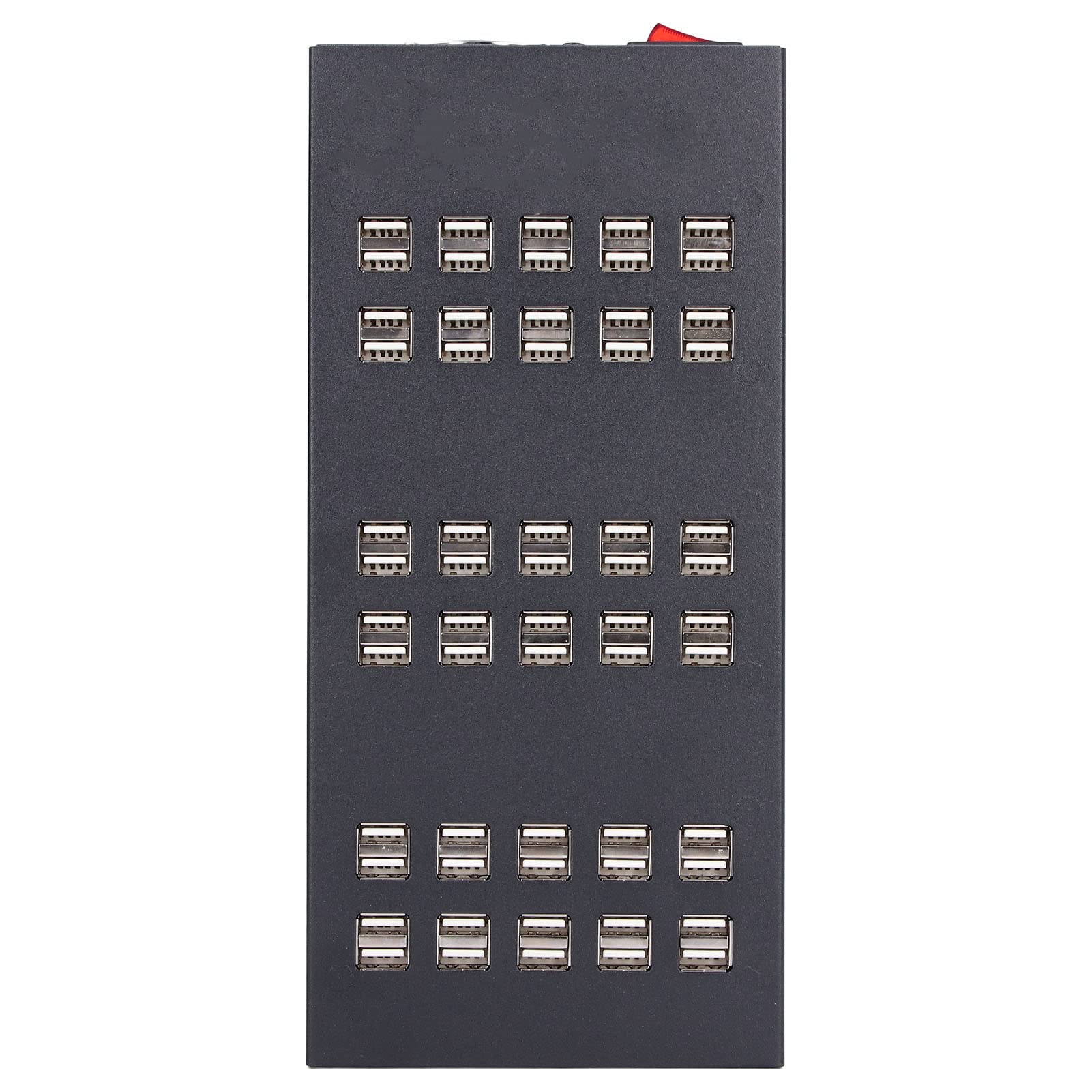 Caricatore a più porte, stazione di ricarica USB salvaspazio Dimensioni compatte Ingresso 220V 50Hz con protezione da sovratensioni per desktop di casa e ufficio