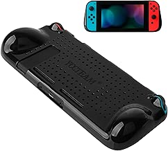 Protective Case for Nintendo Switch 2018,Grip Cover Case with Shock-Absorption and Anti-Scratch Design Soft & Comfortable TPU Case for Nintendo Switch Console (Black) - coolthings.us