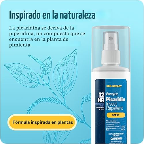Miniatura 3 de Sawyer Products SP5432 repelente de insectos con picaridina en aerosol, 20%, bomba, 3 onzas, (paquete de 2) (el empaque puede variar)