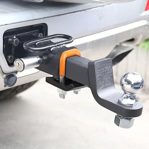Miniatura 2 de Tensor de enganche para enganches de 1.25 pulgadas y 2 pulgadas, estabilizador de enganche antitraqueteo resistente con revestimiento de goma,