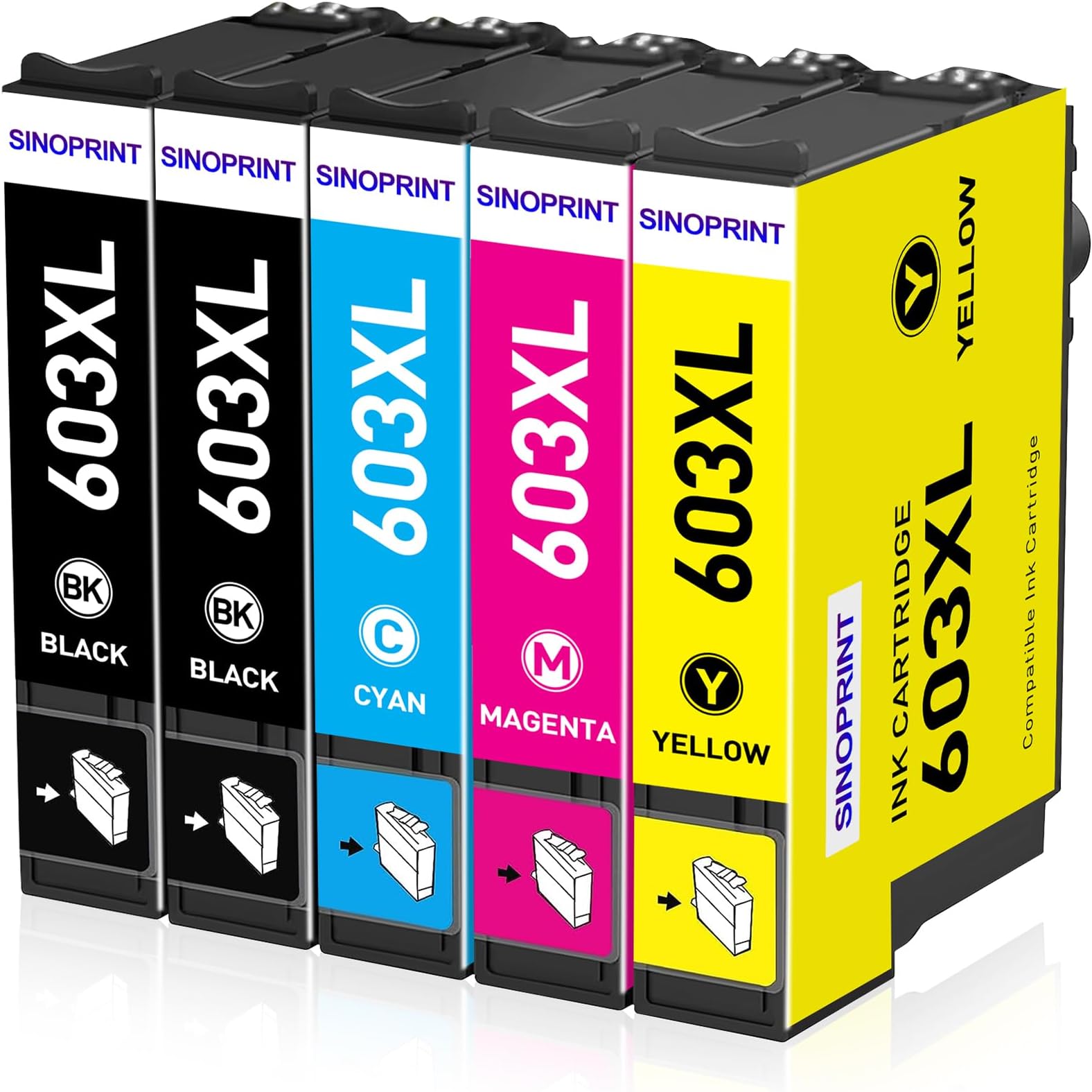 SINOPRINT 603XL Ink Cartridges Compatible with Epson 603XL 603 XL for