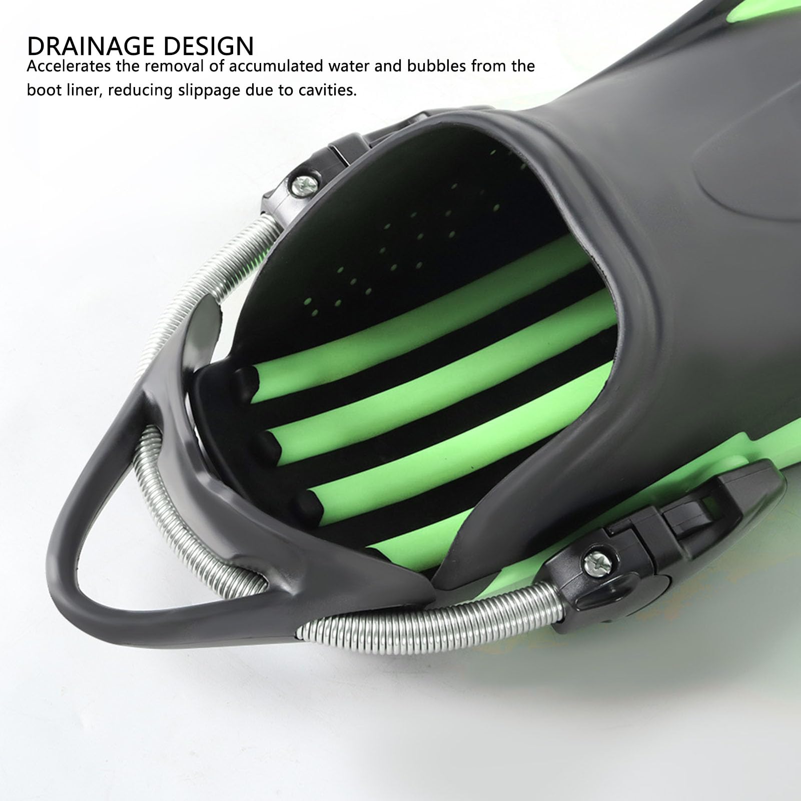 Tonysa Pinne per Immersione per Snorkeling Subacqueo, Pinne per Nuoto con Tallone Aperto Regolabili con Design Senza Cuciture, a Lama Corta Materiale TPR per Adulti con Borsa da Viaggio
