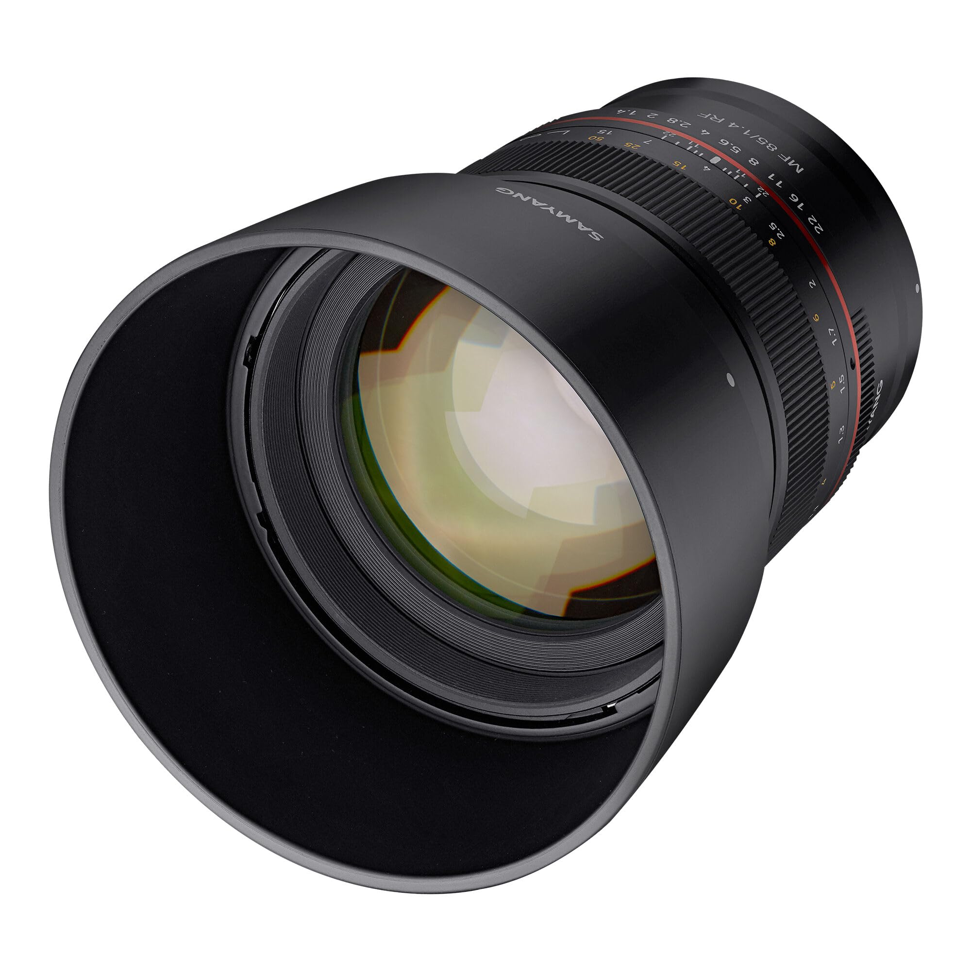 Samyang Black 85Mm F1.4 Manual Focus Lens For Canon Rf Cameras