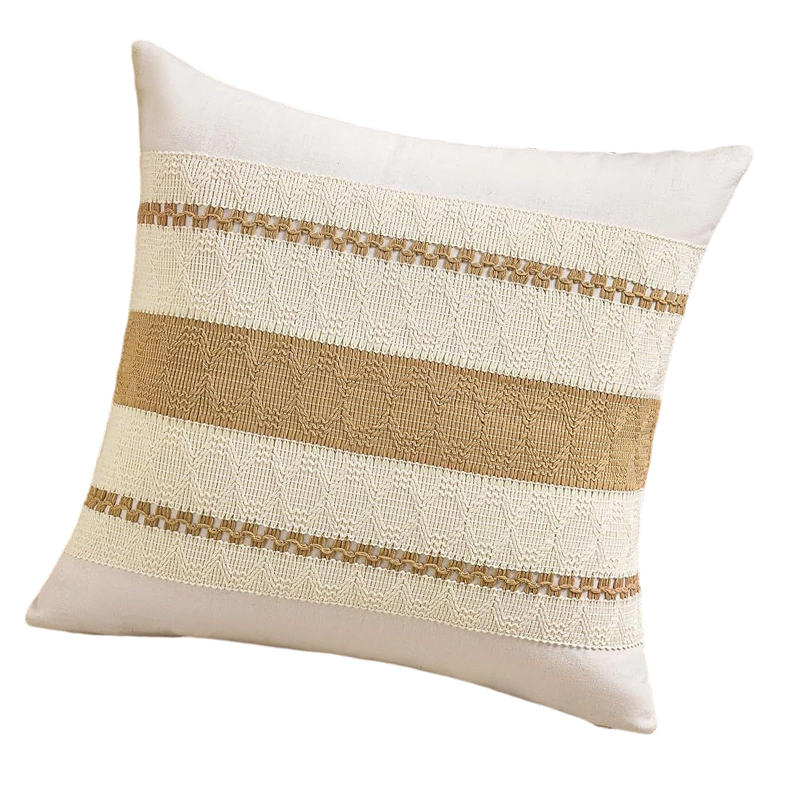 Tsophreniq Bohemians Cotton Linen Pillow Cover Safe for Sensitive Skin Bohemians Pillow Cover Breathable