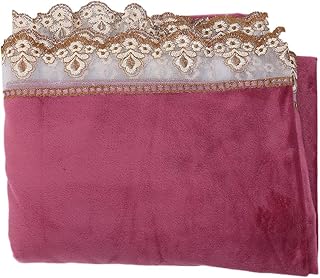 Massage Table Skirt,ANGGREK Massage Table Professional Spa Massage Table Cover Sheet Massage Bed Coverlet With Hole For Beauty Shop Velvet Massage Bed Cover(Purple Red)