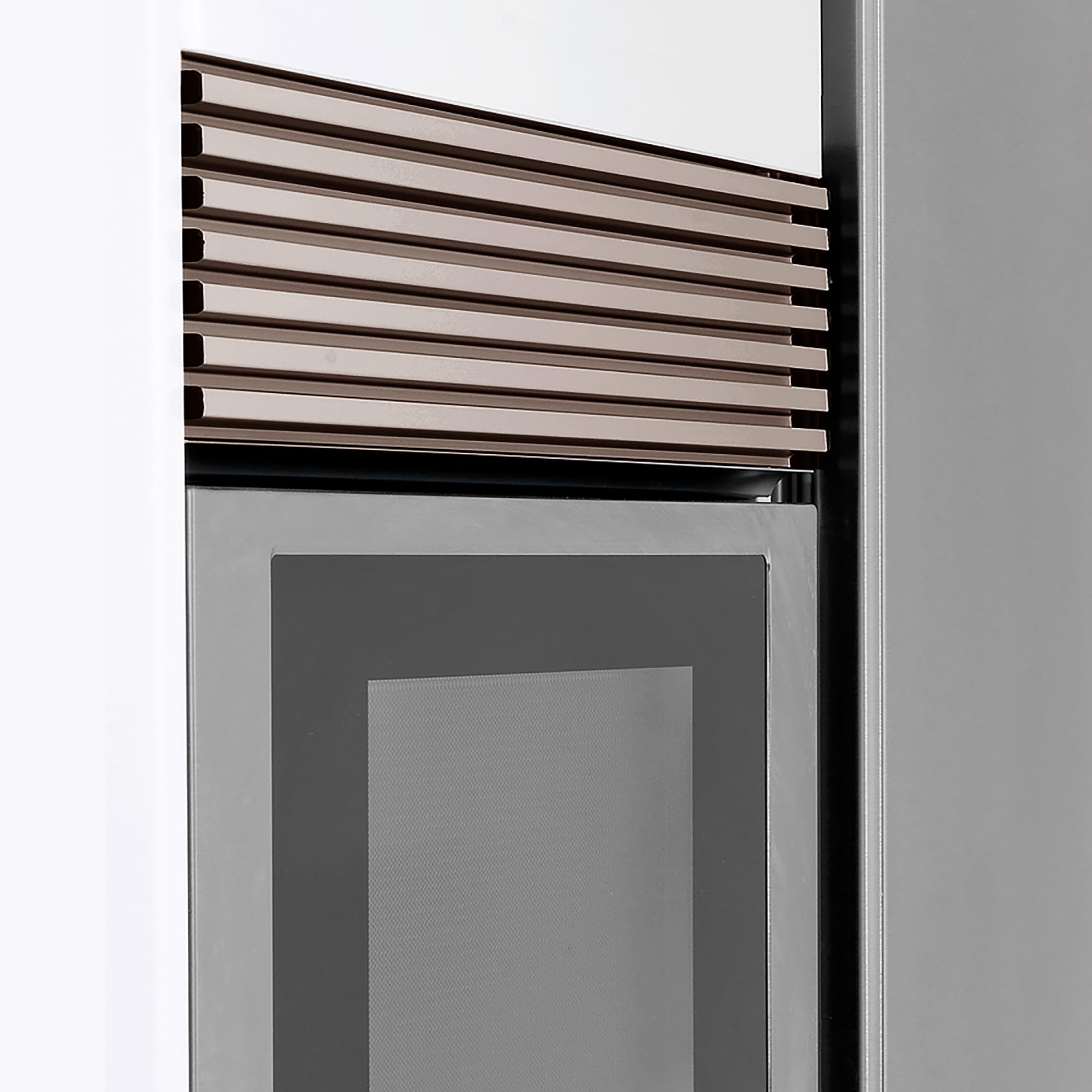 Emuca - Kratka wentylacyjna do piekarnika, 600 mm, Anodyzowany inox, Plastik i Aluminium