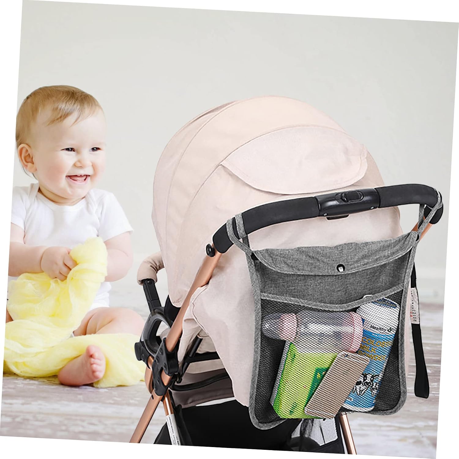 TOYANDONA 3pcs Baby Stroller Bag Organizer Diaper Bag Organizing Pouches Universal for Travel