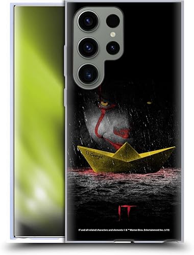 Miniatura 1 de Head Case Designs Funda de gel suave con licencia oficial de la película de TI Pennywise 2 Graphics compatible con Samsung Galaxy S23 Ultra 5G