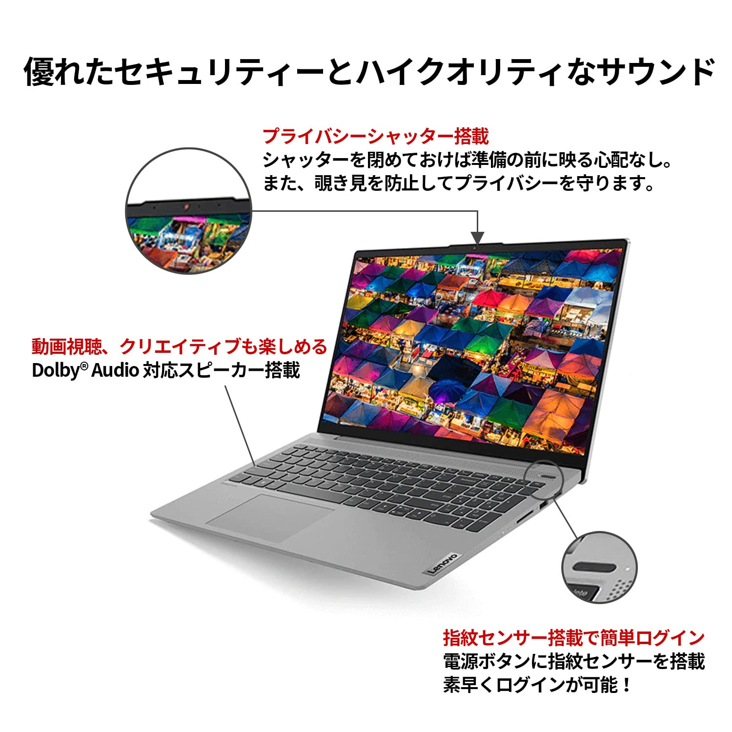Amazon.co.jp: Lenovo Laptop, IdeaPad Slim 550i, 15.6 in. FHD Core 