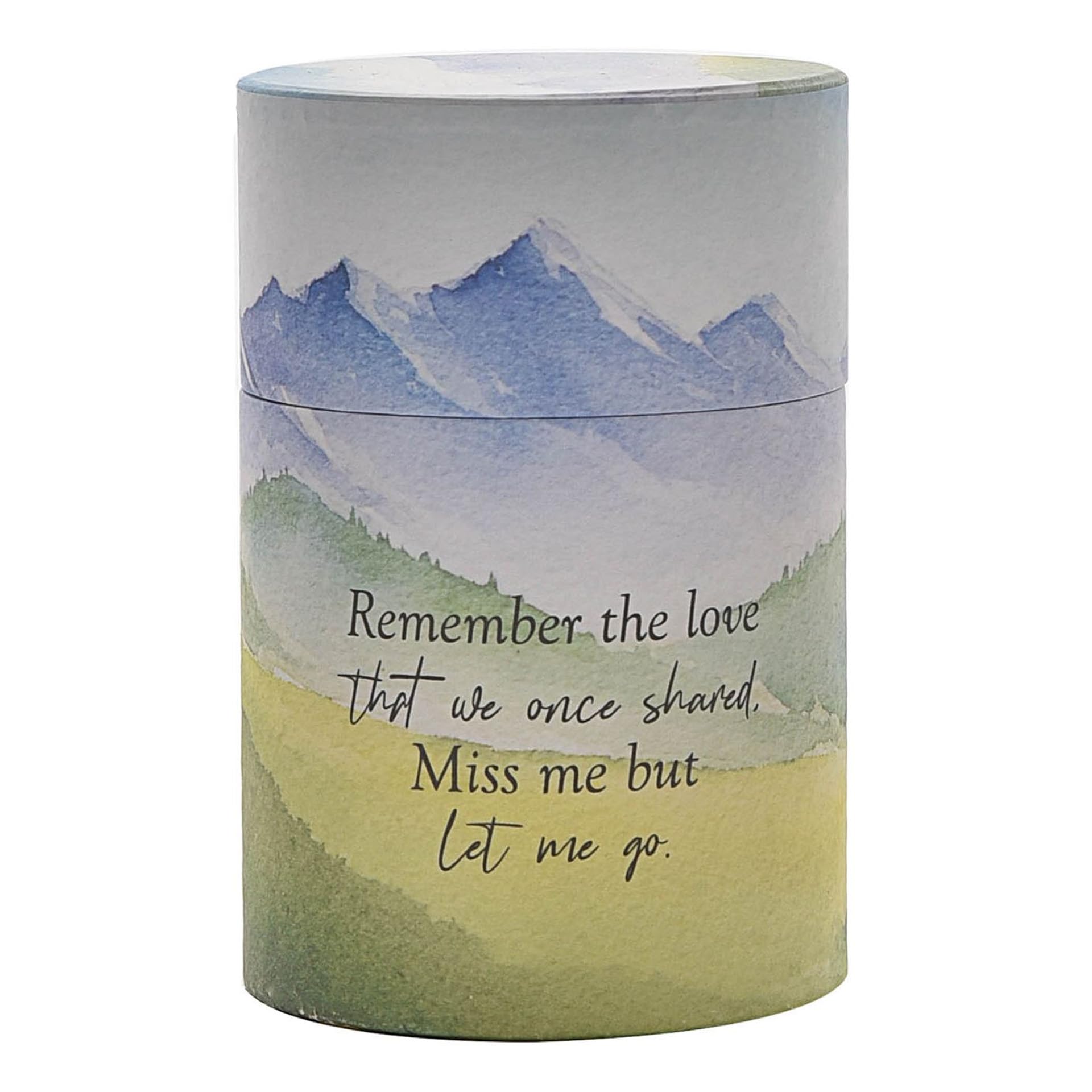 Scatter Tube, Cremation Urn, Scattering Ashes Urn - 12cm Scatter Tube - Design - Remember The Love
