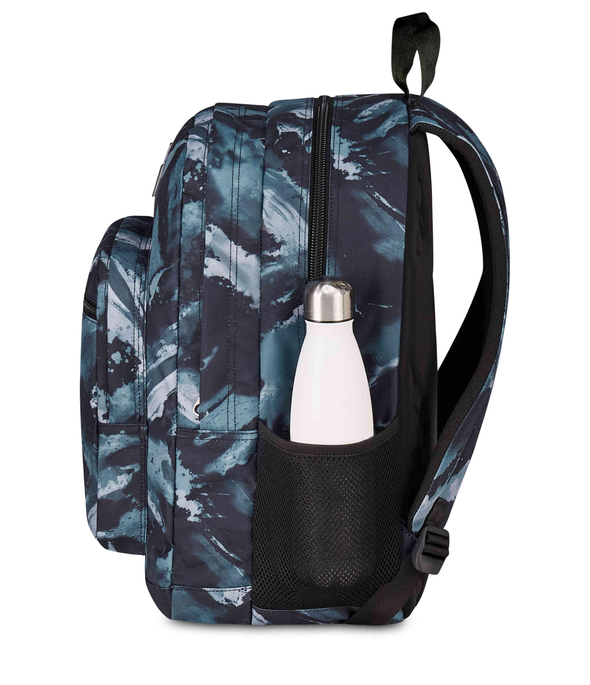 Seven Zaino Scuola FREETHINK, Doppio Scomparto, Grigio, 34 L, Scomparto porta pc ablet, Tasche multifunzione, Tasca laterale porta borraccia, Scuola media e superiore, Bambini, Ragazzi