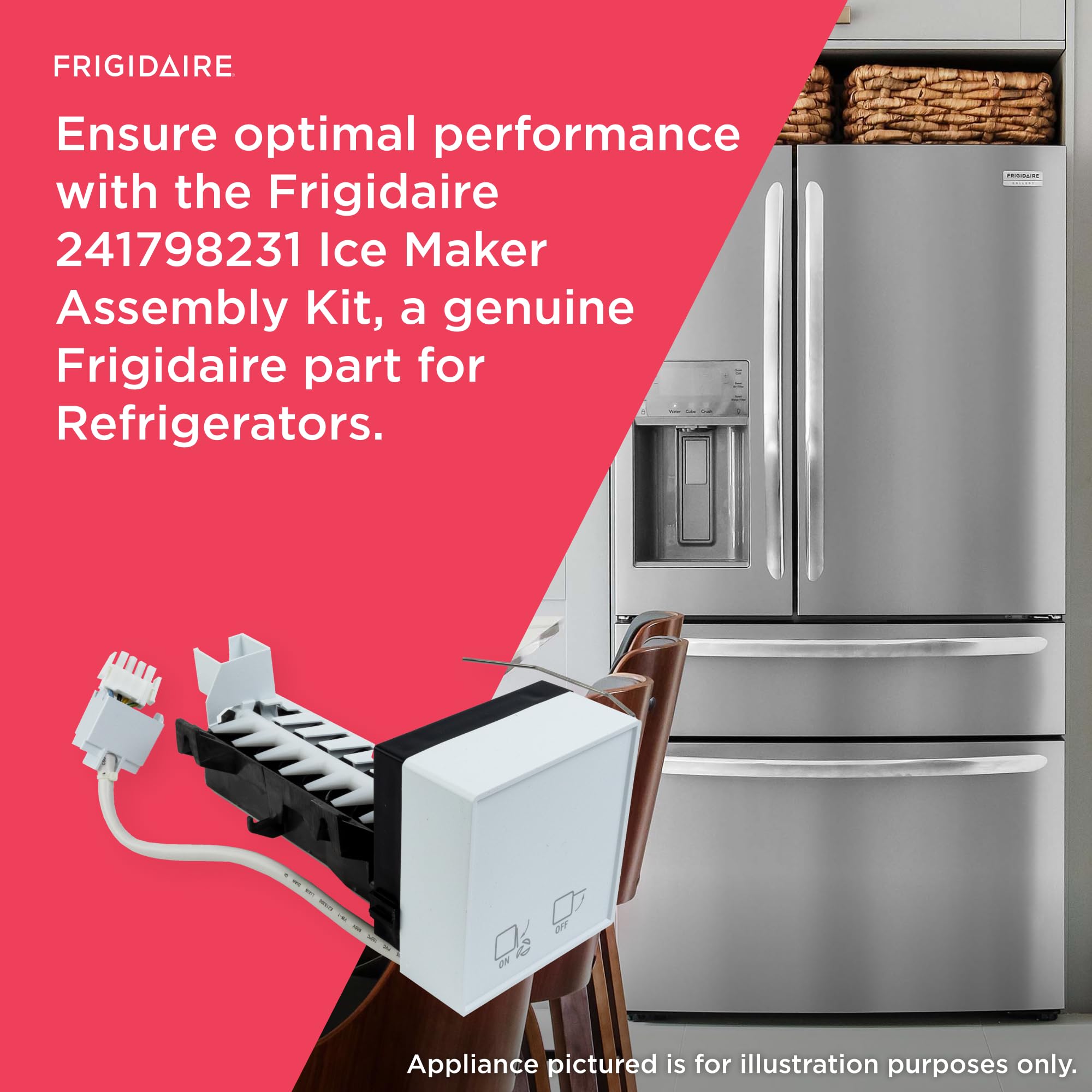 Amazon.com: Frigidaire 241798231 Ice Maker Assembly : Home & Kitchen 