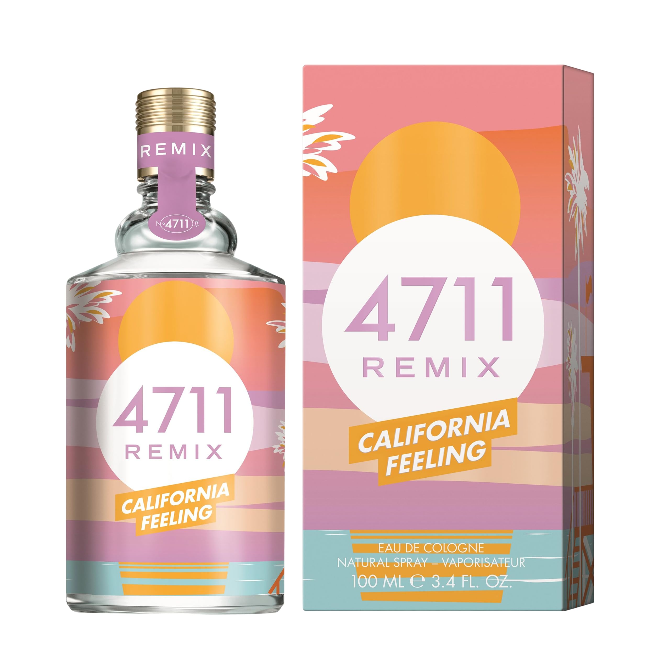 4711® Remix Cologne California Feeling Eau de Cologne Natural Spray 100 ml