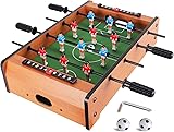 WIN.MAX Mini Foosball Table (Upgrade) 20-Inch Foosball Table Adult Size Top Football/Soccer Game...