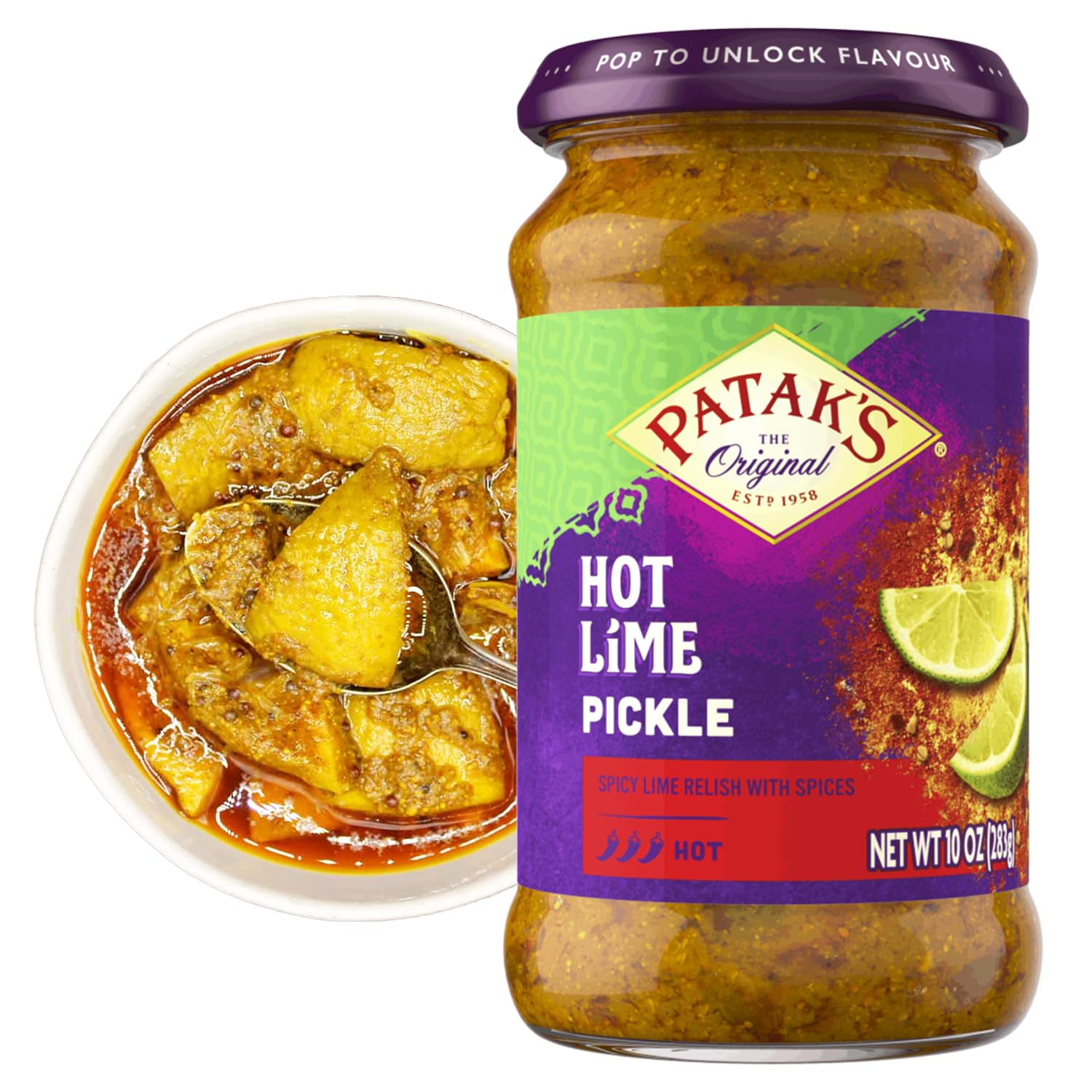 Patak's Hot Lime Pickle, 283g