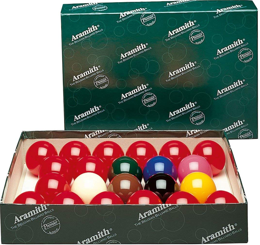 Aramith Premier English Snooker Balls 2 1/8 No Numbers Full 22 Ball Set
