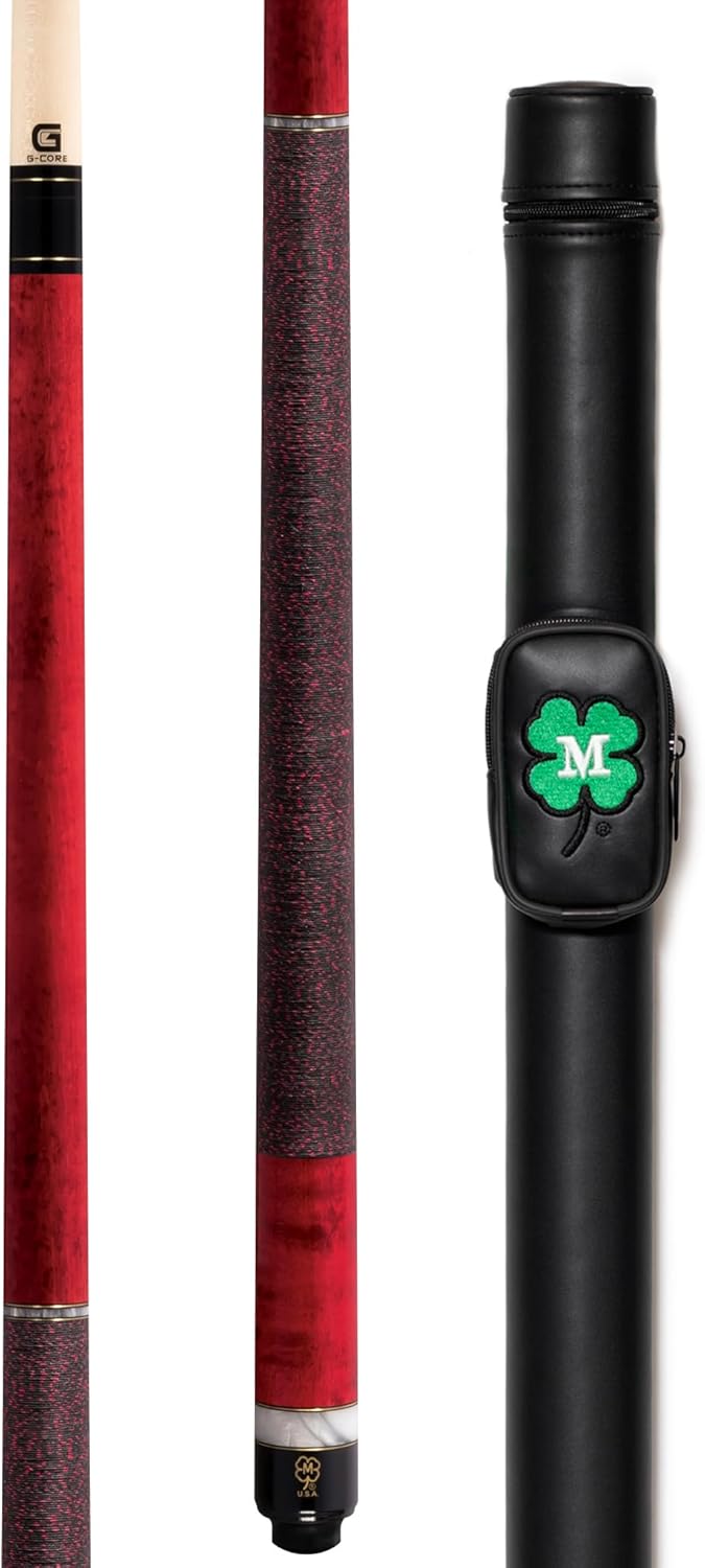 McDermott G208 Pool Billiard Cue with G-Core Shaft and Hard Case