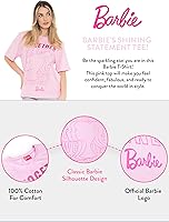 Vista 7 de Barbie Camiseta Mujer Camiseta Barbies Cotton Ladies Ropa de verano para mujer Producto oficial, Rosado